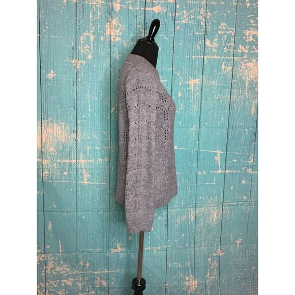 Gap Gray Long Sleeves Crew Neck Sweater Size XS - Picture 5 of 7
